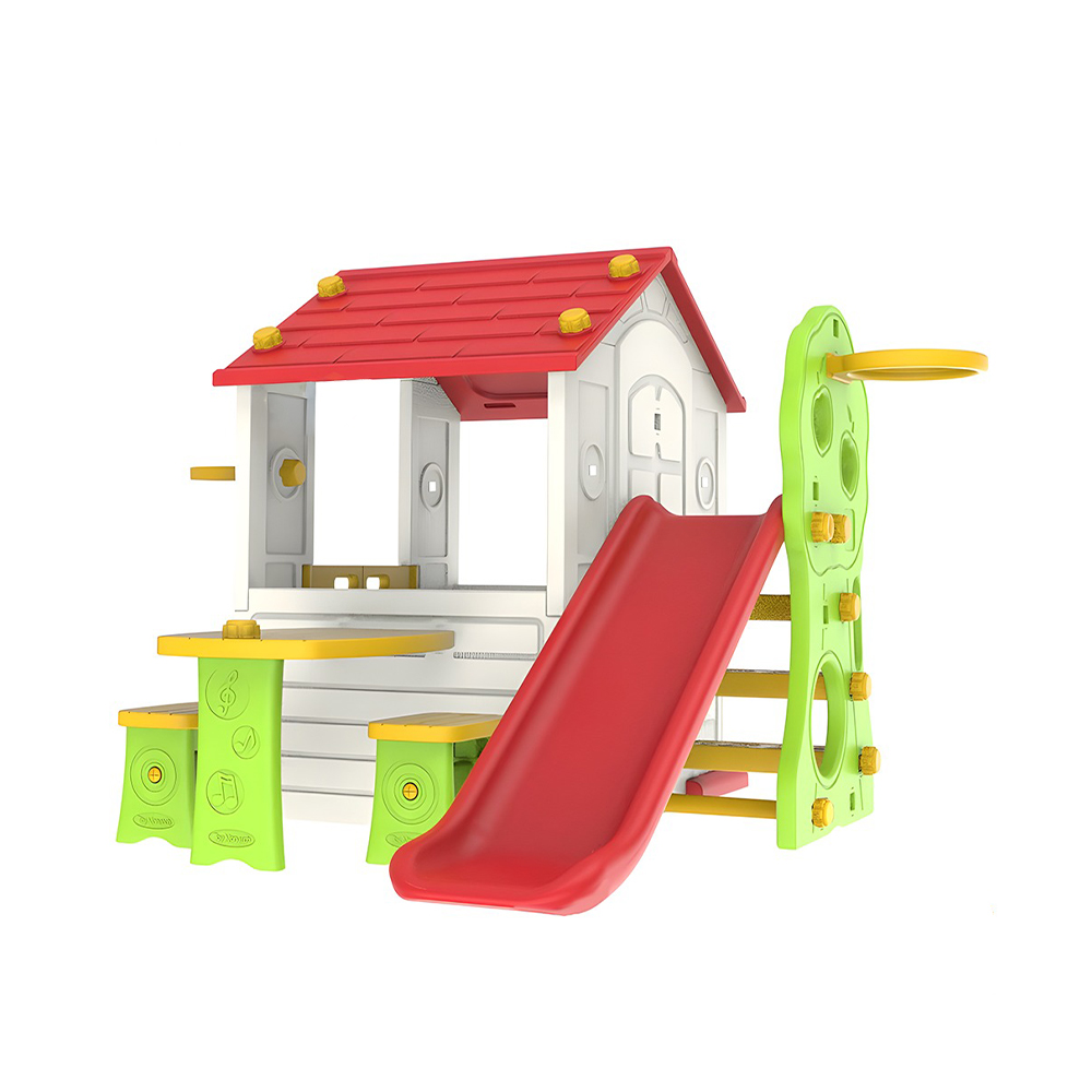 بيت الأطفال مع زحلاقية وطاولة - الصورة 2