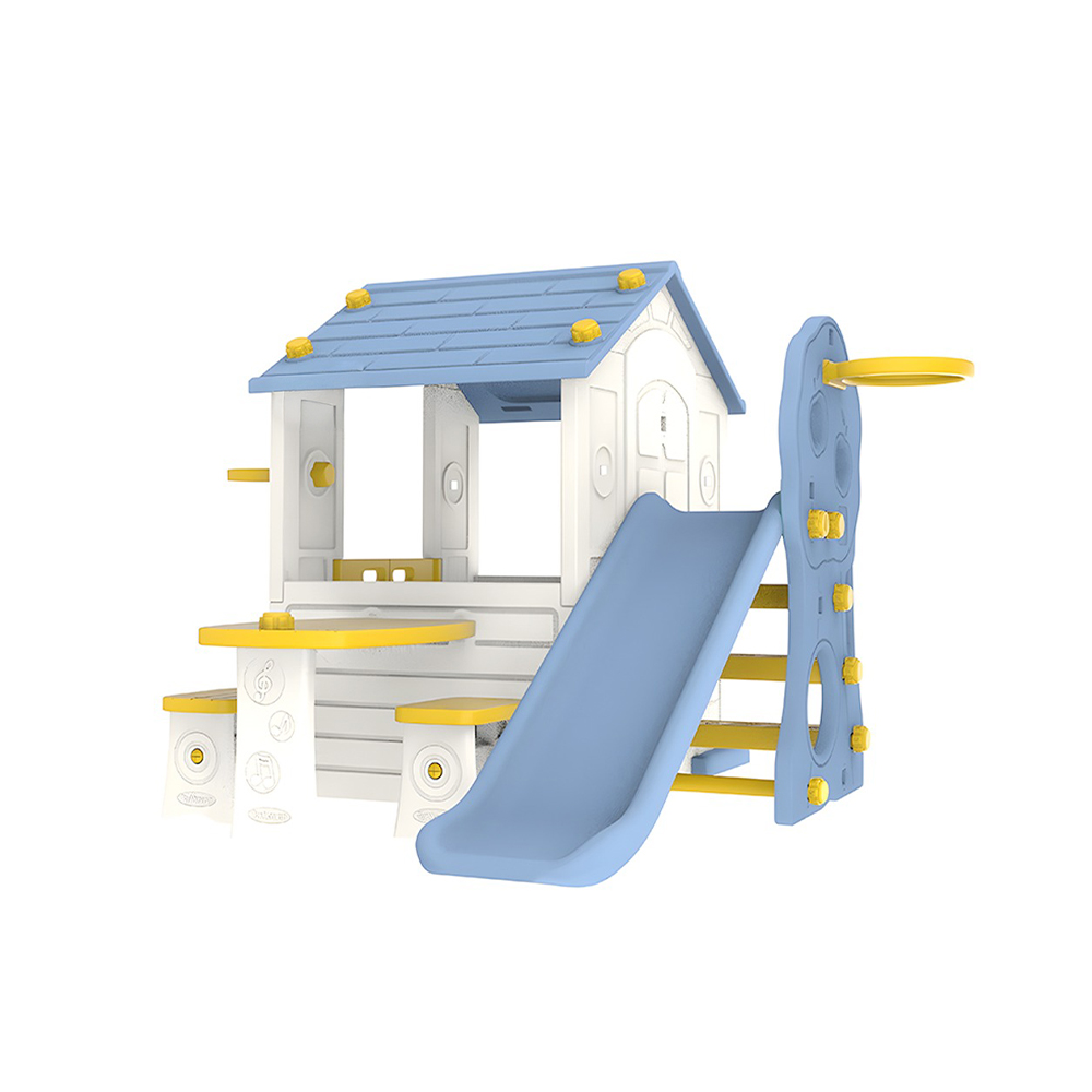 بيت الأطفال مع زحلاقية وطاولة - الصورة 3