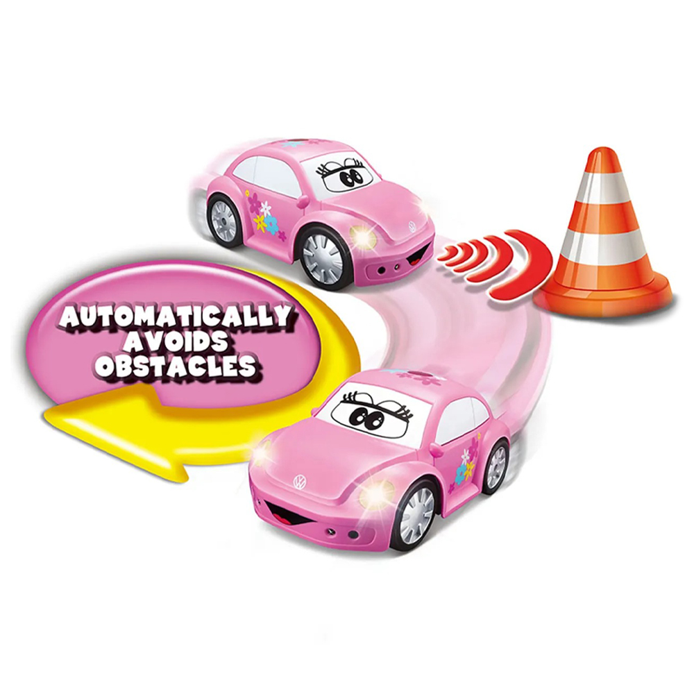 BB جونيور سيارة فولكس واجن بيتل وردي تحكم بالريموت - الصورة 4