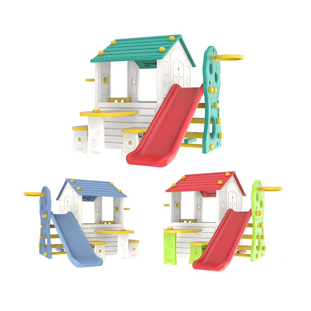 بيت الأطفال مع زحلاقية وطاولة - الصورة 4