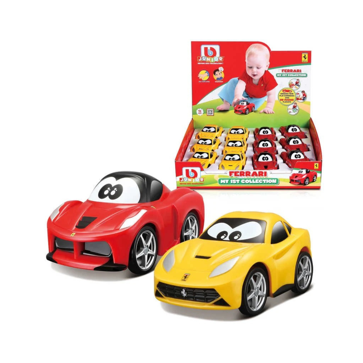BB Junior Junior Plastic car FERRARI, Assorted