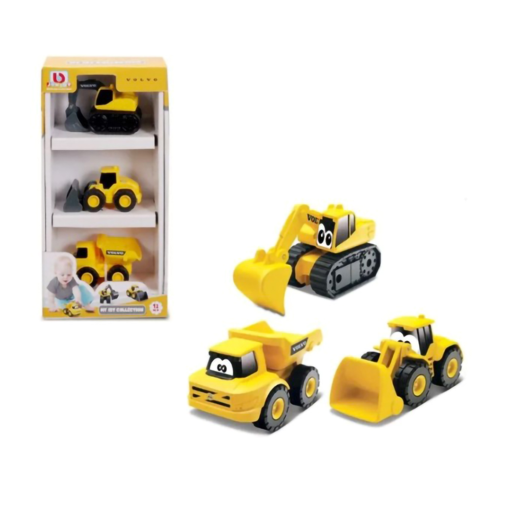 سيارة بناء حفارة BB جونيور 3 قطع