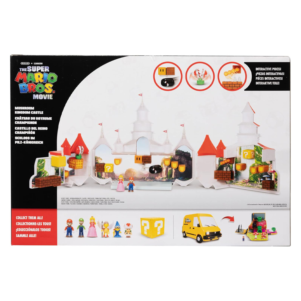 مجموعة ألعاب قلعة سوبر ماريو ميني وورلد ديلوكس بيتش كاسل - الصورة 2