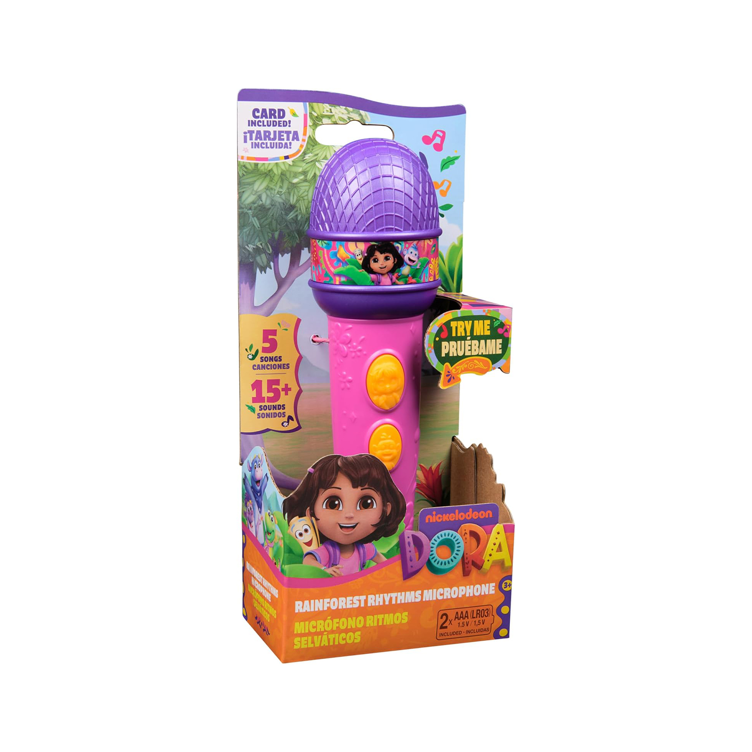 ميكروفون الغناء بتصميم دورا