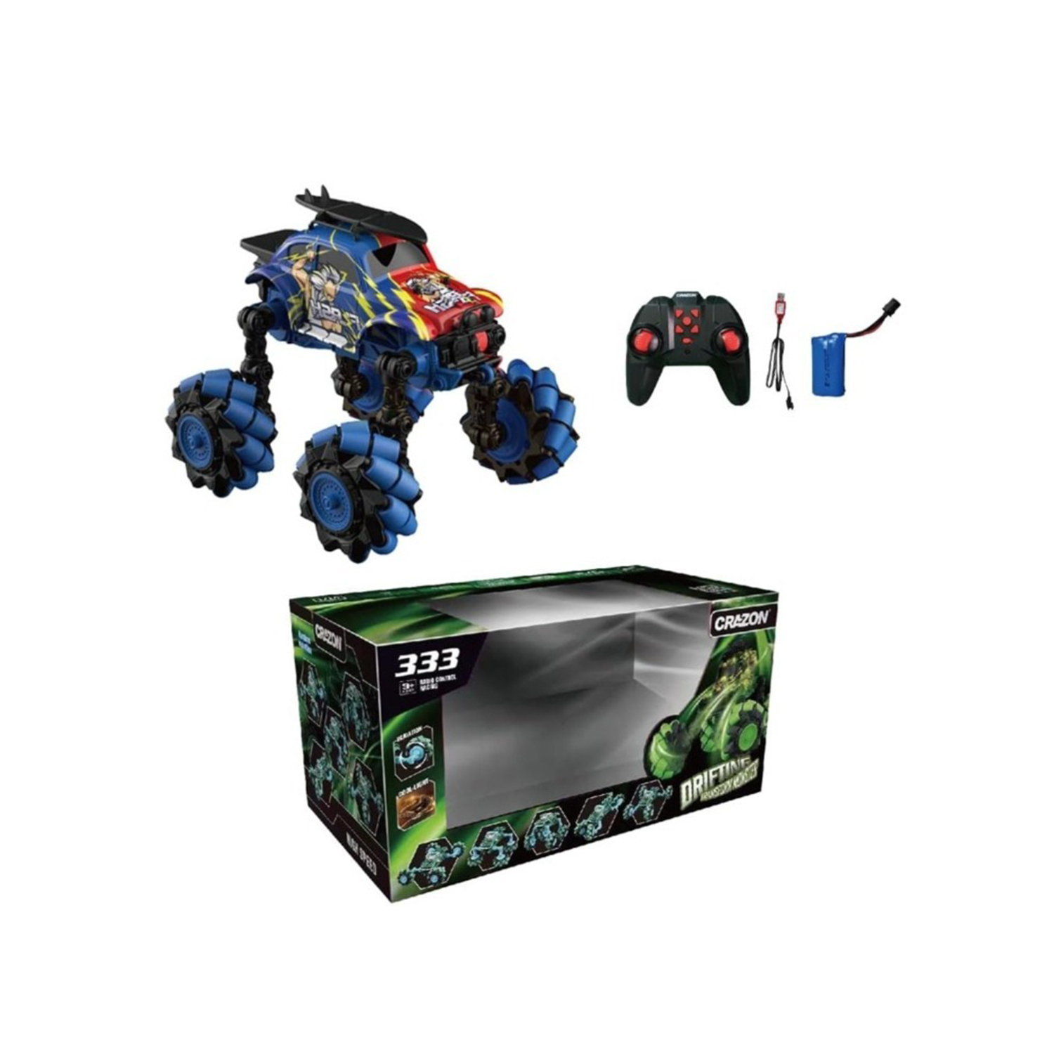 سيارة عجلات الانجراف القابلة للطي - الصورة 2