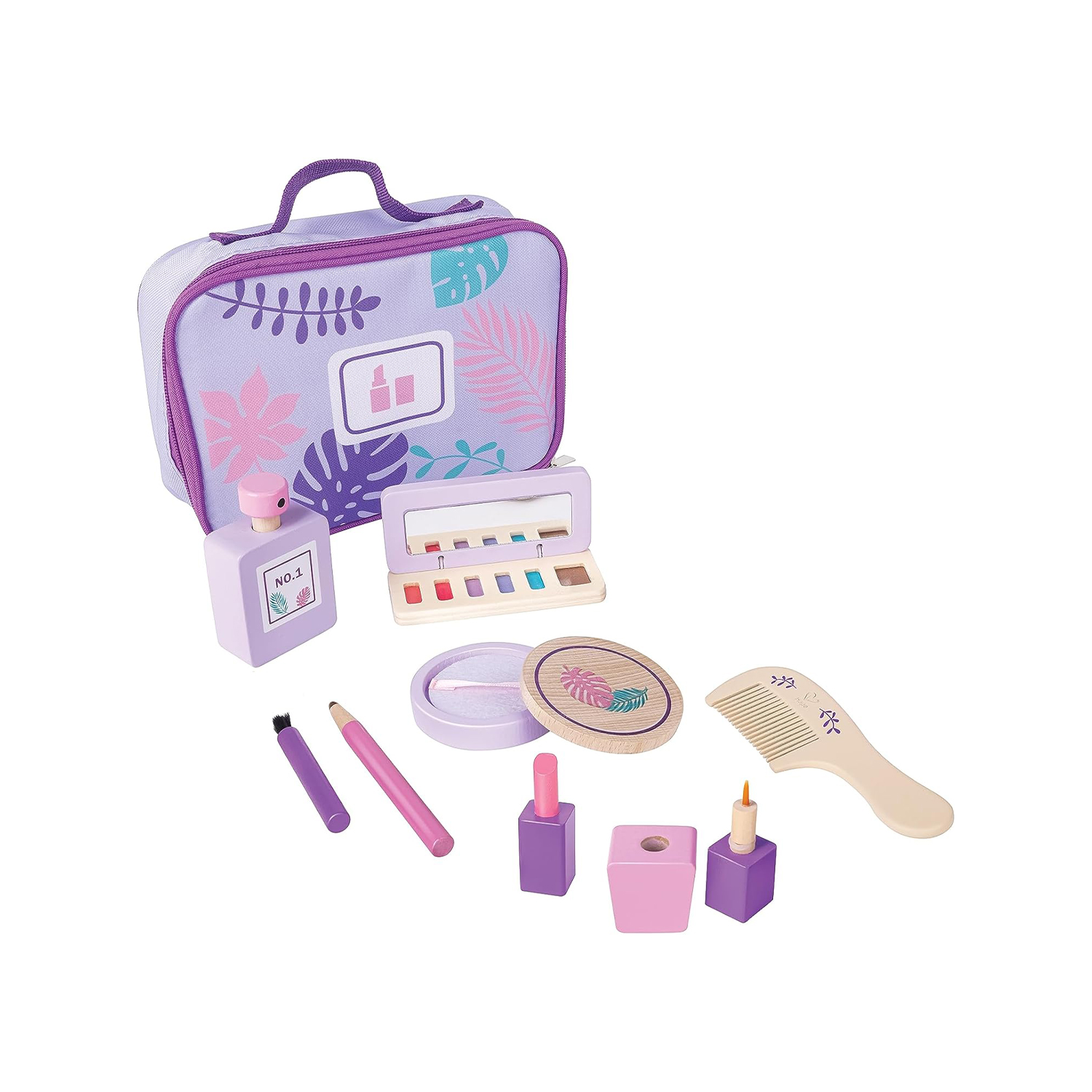 مجموعة مكياج خشبية للأطفال - الصورة 2
