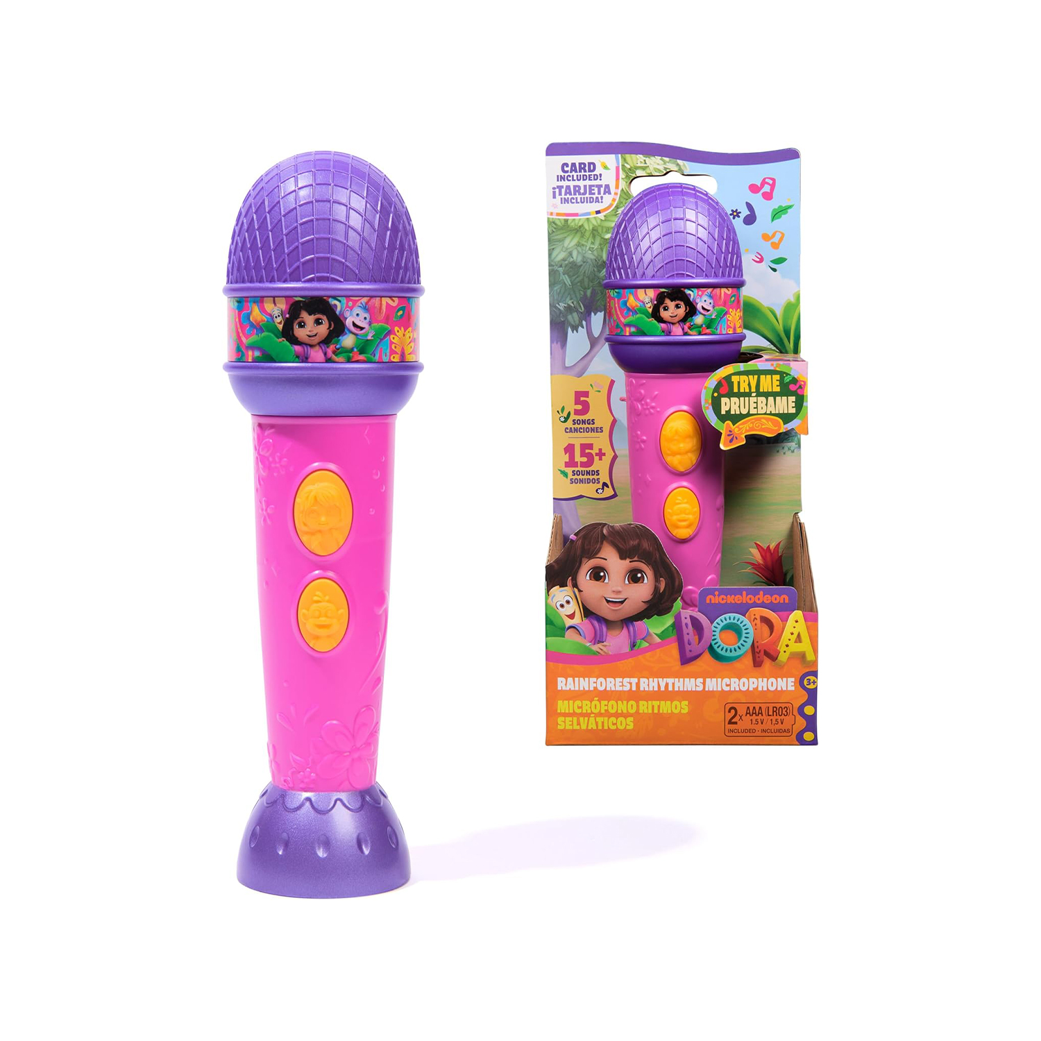 ميكروفون الغناء بتصميم دورا - الصورة 2