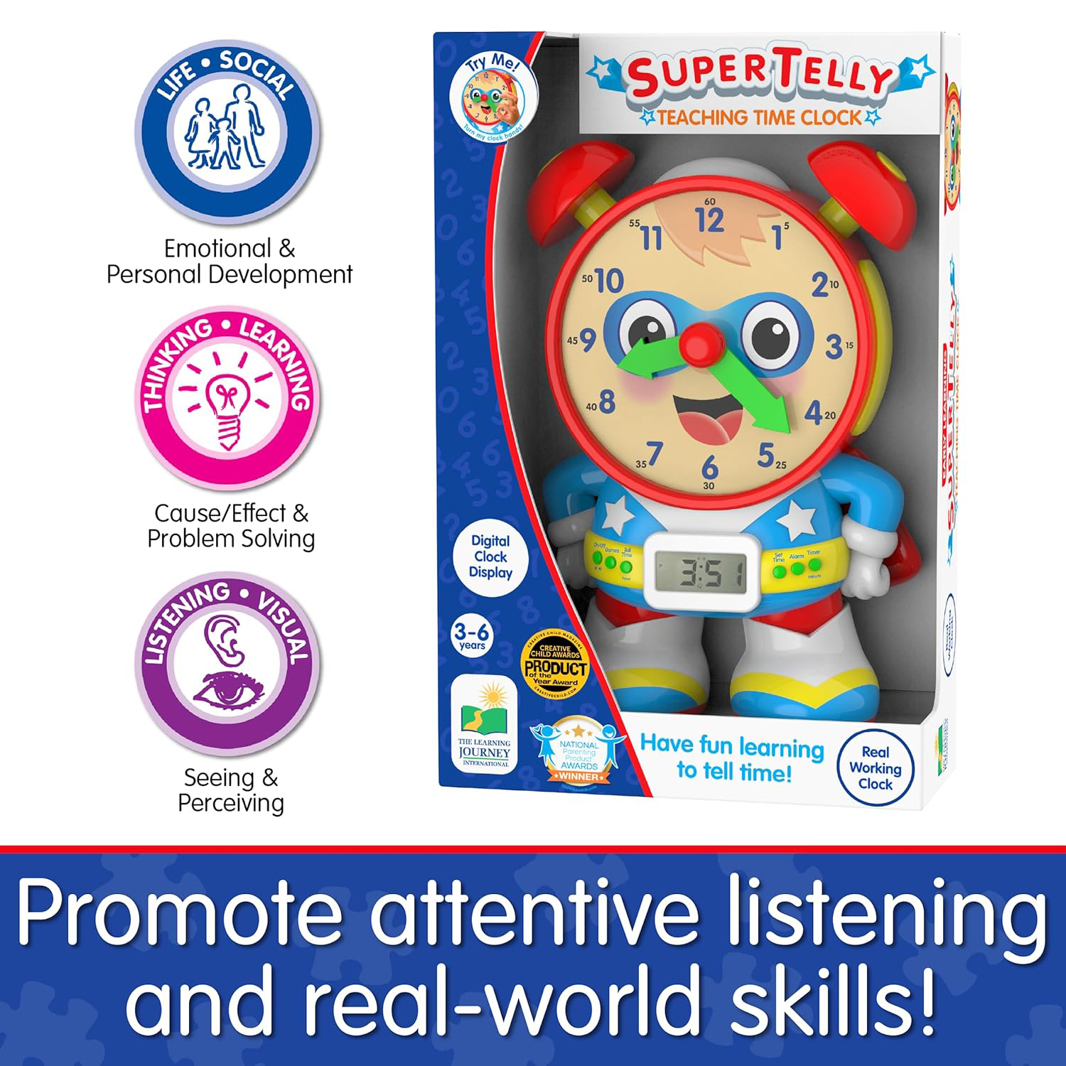 ساعة سوبر تيلي تيتشنج التعليمية - الصورة 3