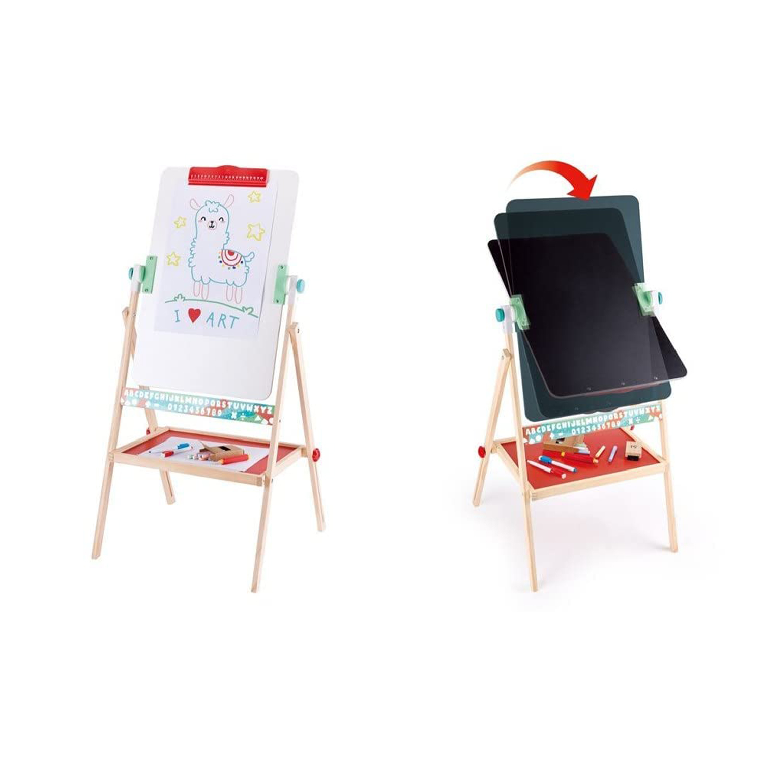 سبورة فليب مع حامل - الصورة 3